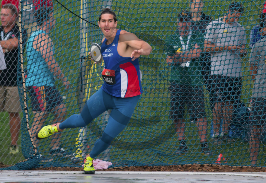 Tyrell Mara - Canadian National Track and Field Championships - Discus Throw